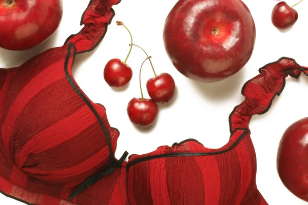 Kırmızı sutyen meyve — Stok fotoğraf