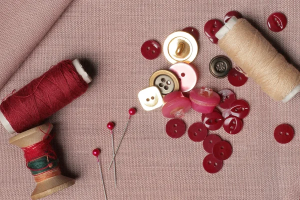 Sewing Bobbin button — Stock Photo, Image