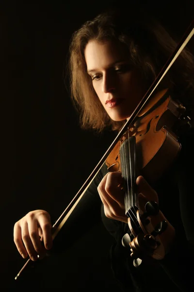 Violinista clássico profissional — Fotografia de Stock