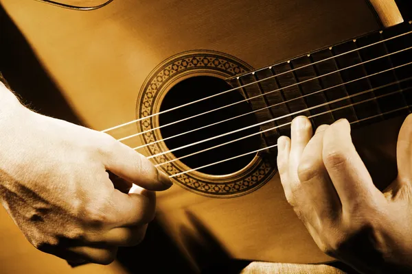 Guitarra arte musical . —  Fotos de Stock