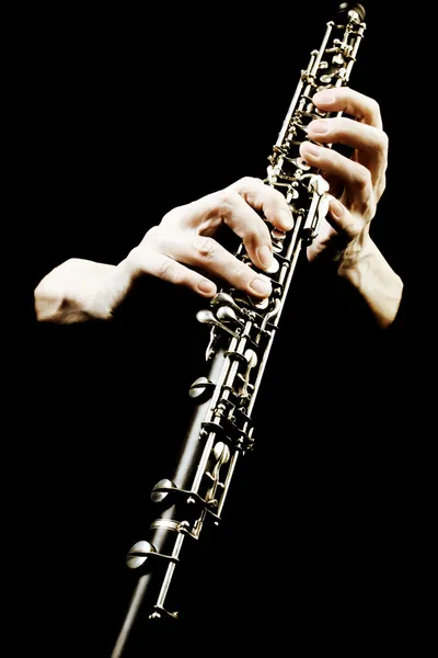 Oboe Musikinstrument des Symphonieorchesters. — Stockfoto