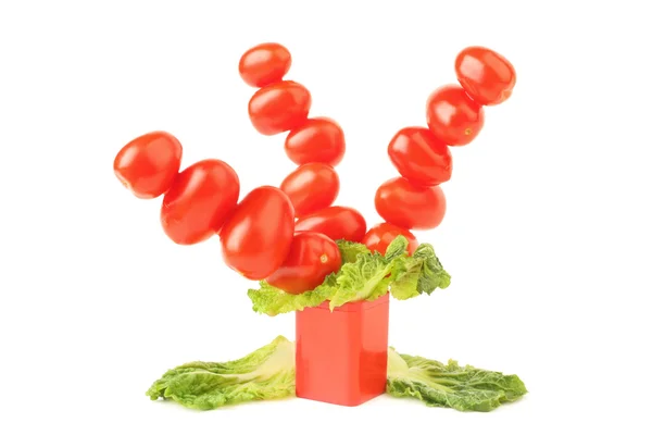 Kreativer Tomatenbaum — Stockfoto