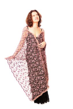 rüya gibi genç gülümseyen kadın