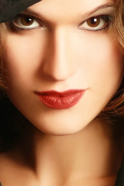 Close-up do rosto — Fotografia de Stock