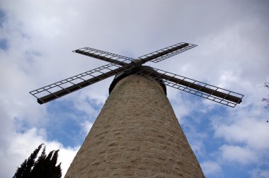 Montefiore Windmill Yemin Moshe Jerusalem Israel clipart