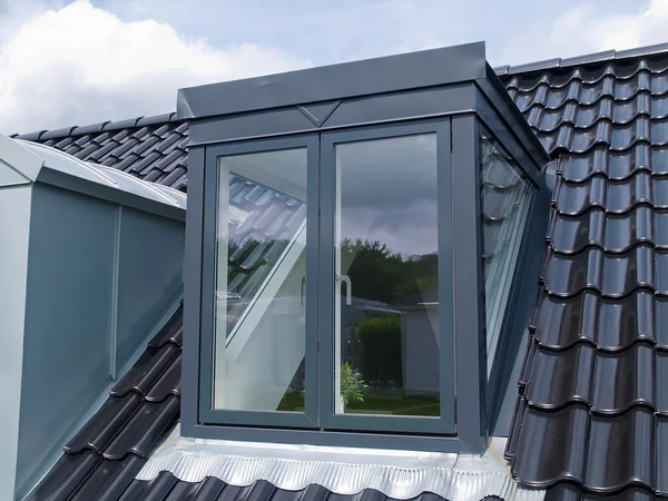 Moderna finestra verticale del tetto — Foto Stock