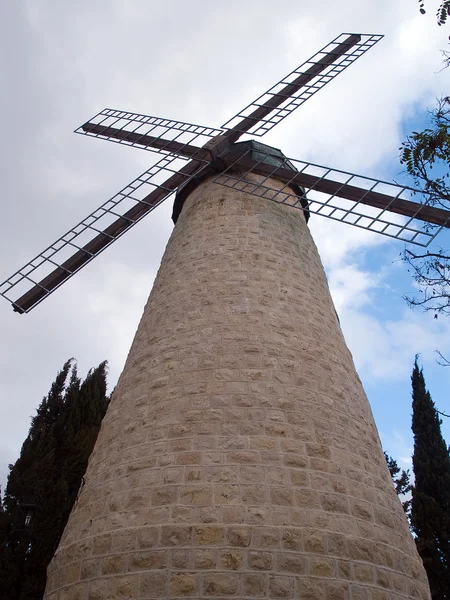 蒙蒂菲奥里风车 yemin 摩西 · 耶路撒冷以色列 — 图库照片