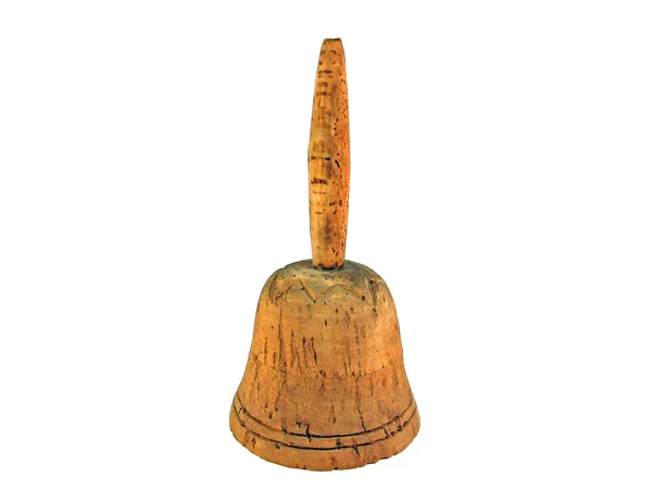 Bell made of cork Portugal isolated — Stock Photo, Image