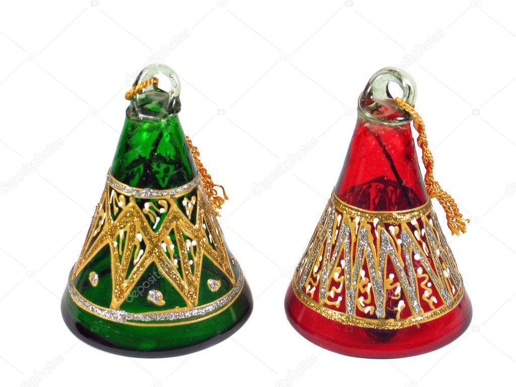 Typical ethnic bells Jordan isolated
