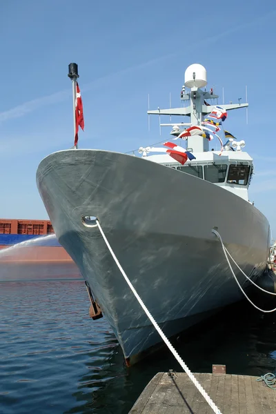 Fragata de navios de guerra da Marinha — Fotografia de Stock