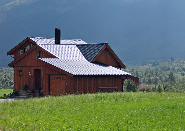 stock image Modern wood home