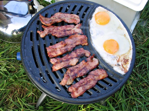 Bacon e ovos — Fotografia de Stock
