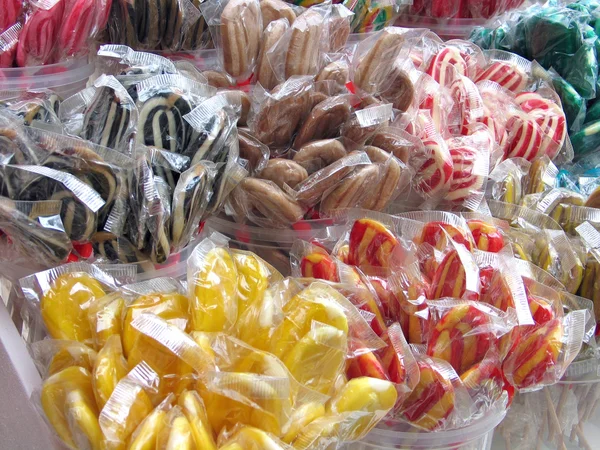 다양 한 색상 막대 사탕 — 스톡 사진