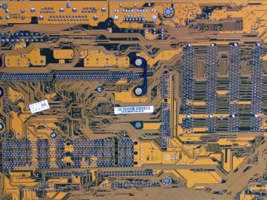 Motherboard of a computer clipart