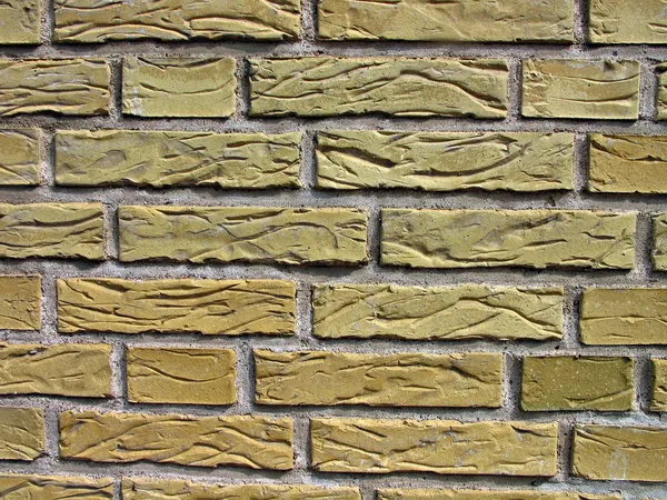 Λεπτομέρειες του κίτρινα τούβλα — Φωτογραφία Αρχείου