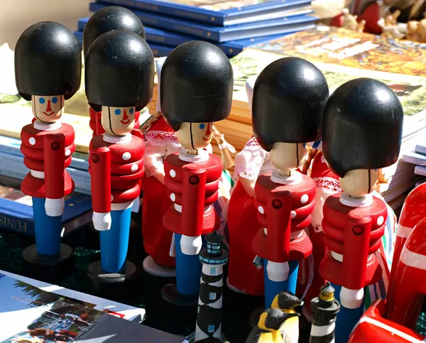 Soldados de brinquedo dinamarqueses tradicionais — Fotografia de Stock