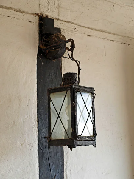 Starožitný pouliční lampa — Stock fotografie