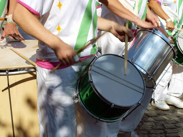 Samba parady karnawałowe — Zdjęcie stockowe