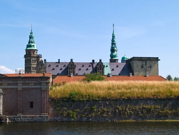 Гамлет замок Кронборг Elsinore Хельсінгер Данії — стокове фото
