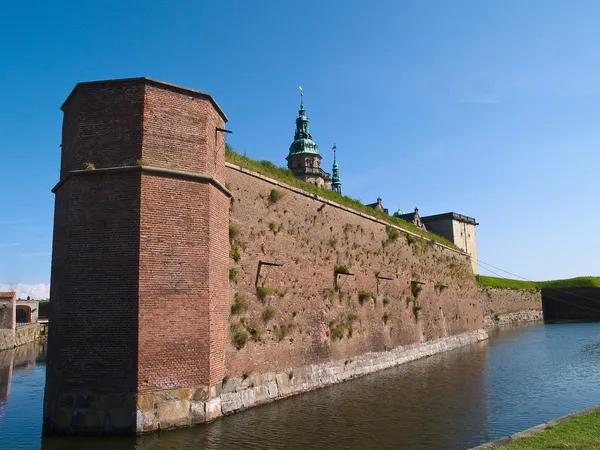 Zamek Kronborg Hamleta elsinore helsingor Danii — Zdjęcie stockowe