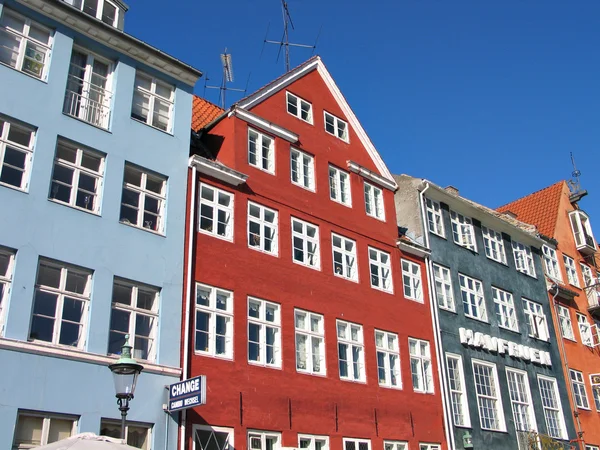 Copenhague - casas típicas — Foto de Stock