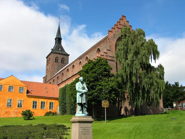 Hans christian andersen odense, Denemarken — Stockfoto