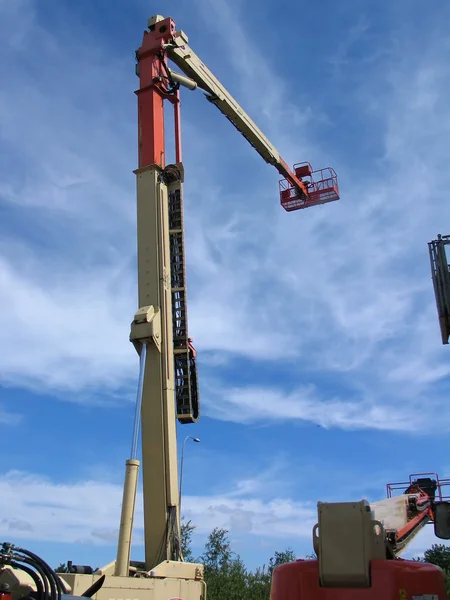 Tall mobile crane — Stock Photo, Image