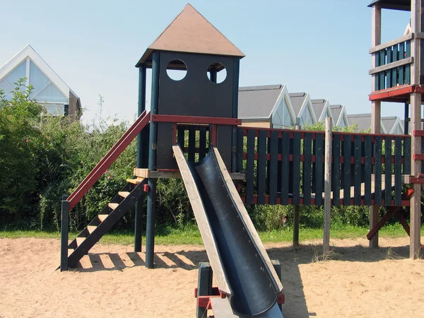 Modern design playground facilities — Stock Photo, Image
