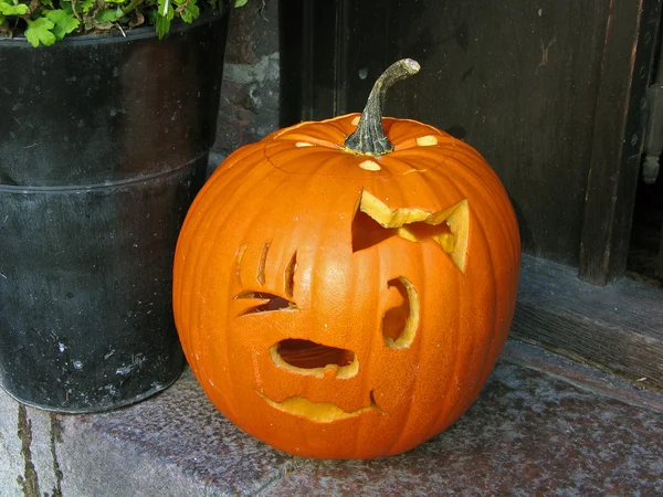 Halloween-Kürbis Jack-o-Laterne — Stockfoto