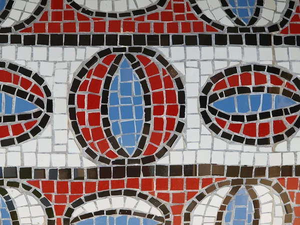 Artesanal mosaico fundo — Fotografia de Stock