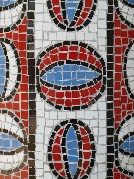 Artesanal mosaico fundo — Fotografia de Stock