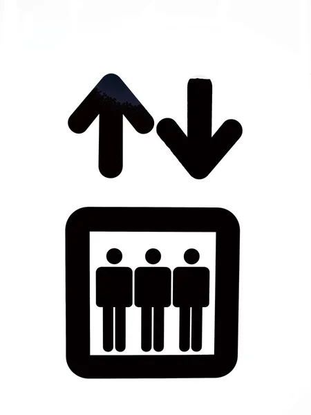 Lift elevator sign