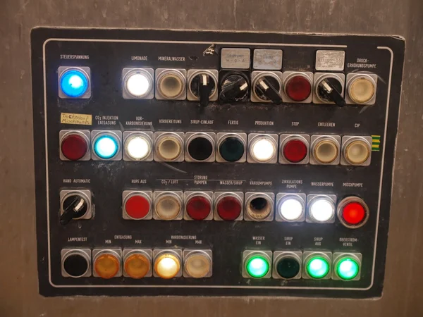 Panel de control industrial — Foto de Stock