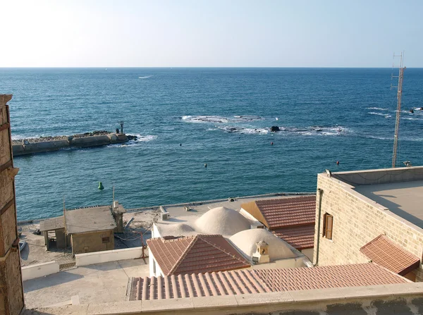 Θέα τη Μεσόγειο Θάλασσα Ισραήλ jaffa — Φωτογραφία Αρχείου