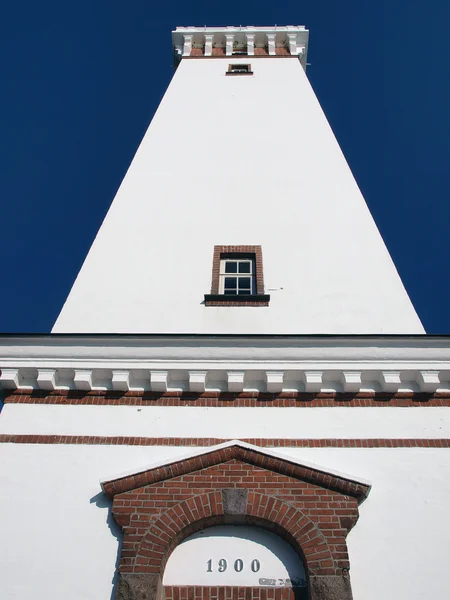 Leuchtturm in helnaes denmark — Stockfoto