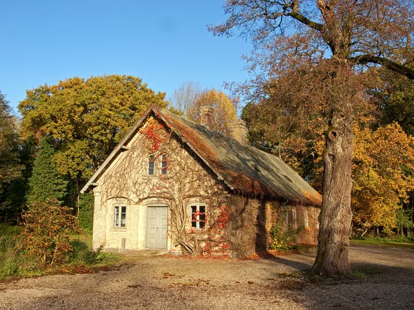 Traditionele Deense land huis Denemarken — Stockfoto