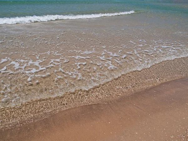 Strand zeegezicht achtergrond — Stockfoto