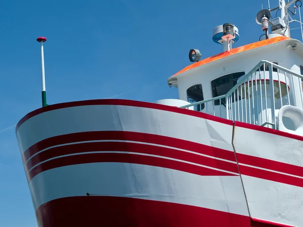 Prow of a small ferry boat — Stock Photo, Image