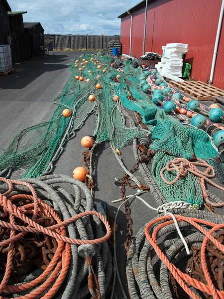 Colorful fishing nets — Stock Photo, Image