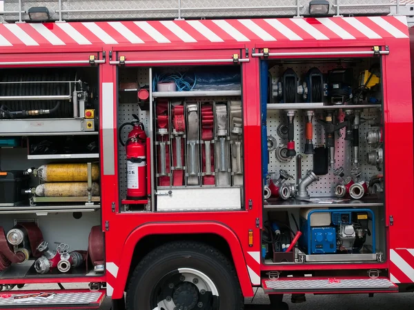 Спасательная пожарная техника — стоковое фото