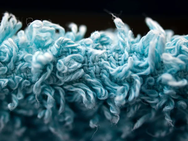 Mavi havlu kumaş dokusu