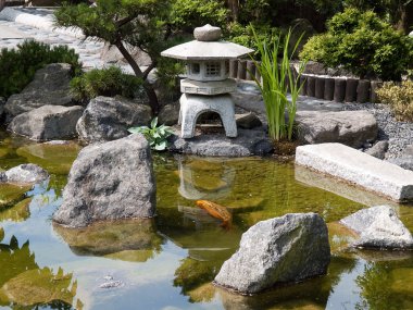 Details of Japanese garden clipart