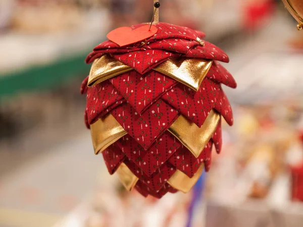 Bola de decoração de Natal pano criativo — Fotografia de Stock