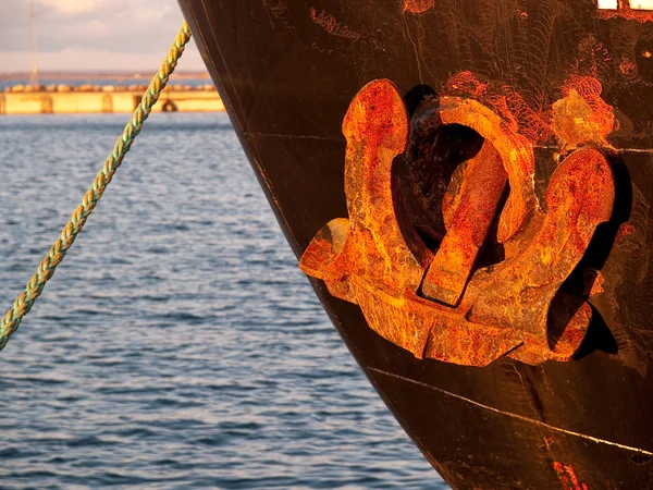 Heavy ship anchor — Stock Photo, Image