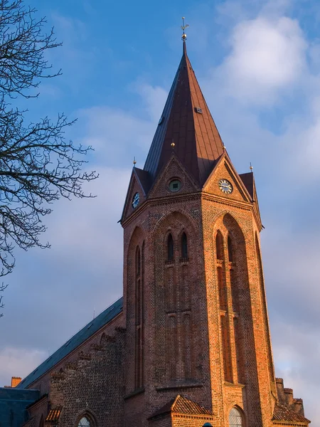 Traditionele kerk assens Denemarken — Stockfoto