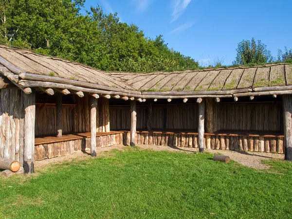 Viking wiek składowania wiejskim domu w miejscowości — Zdjęcie stockowe