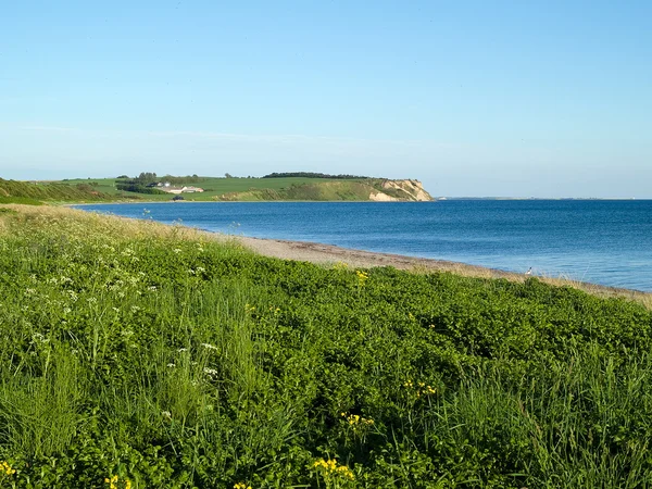 Seascape landscape background Denmark — Stock Photo, Image