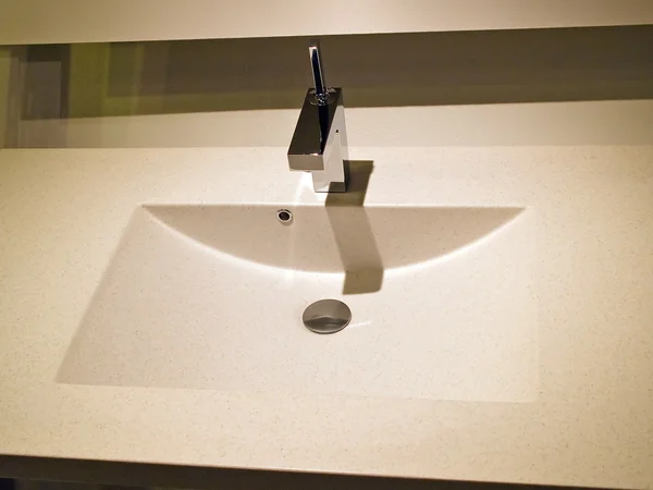 Modern contemporary designer bathroom sink — Stock Photo, Image