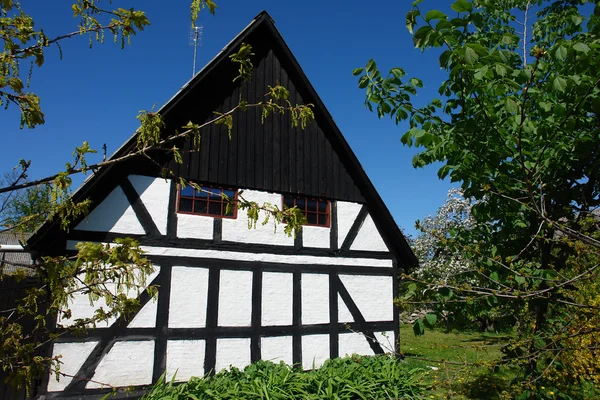 Traditionele klassieke stijl Deense landhuis — Stockfoto