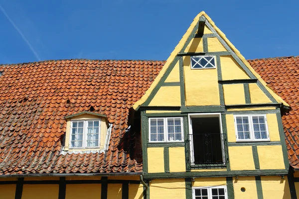 Casa di campagna danese in stile classico tradizionale — Foto Stock